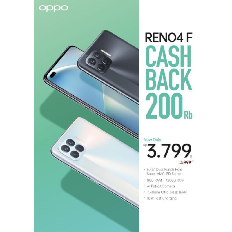 Oppo Reno 4f Ram 8/128GB