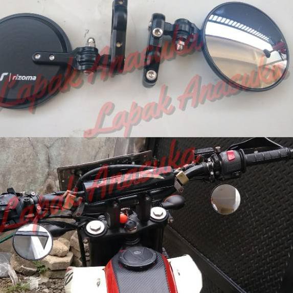 (kode-288) Spion KLX CRF Supermoto DTracker Trail under mirror spion gantung dan tomok 