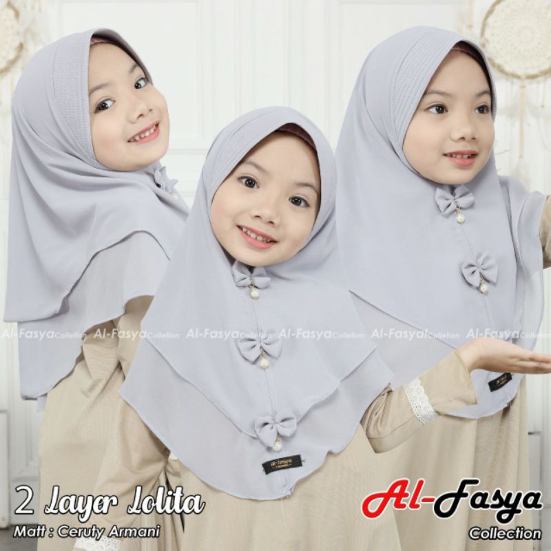 𝗦𝗛𝗘𝗟𝗢𝗩𝗘𝗦𝗛𝗢𝗣𝗣 - ALFASYA JILBAB KHIMAR CERUTI ANAK PITA PREMIUM ORIGINAL AL FASYA KHIMAR JILBAB ANAK C