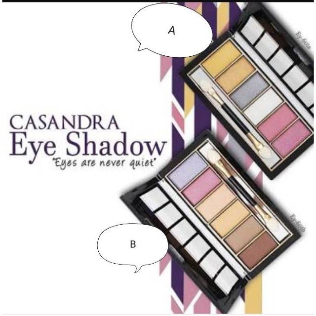 Casandra Eye Shadow 6 warna