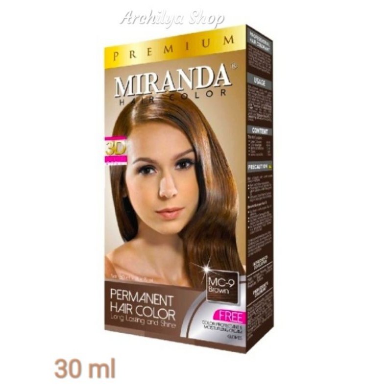 Miranda Hair Color MC-9 Brown 30 ml