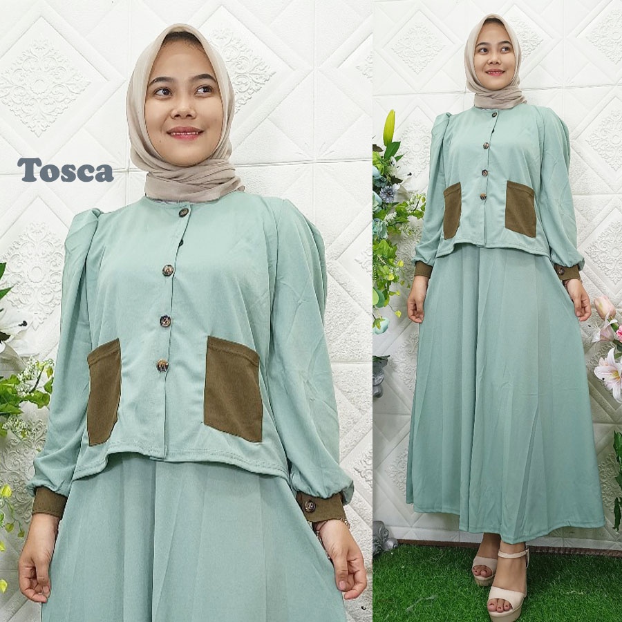 SETELAN NARRA SOFIYA BAJU JAKET DAN ROK SET GL FASHION