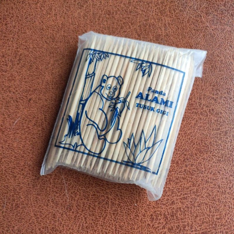 TUSUK GIGI LIDI BAMBU PANDA ALAMI MURAH LANCIP