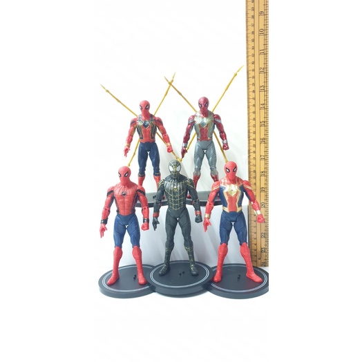 Action figure iron spider spiderman set figure