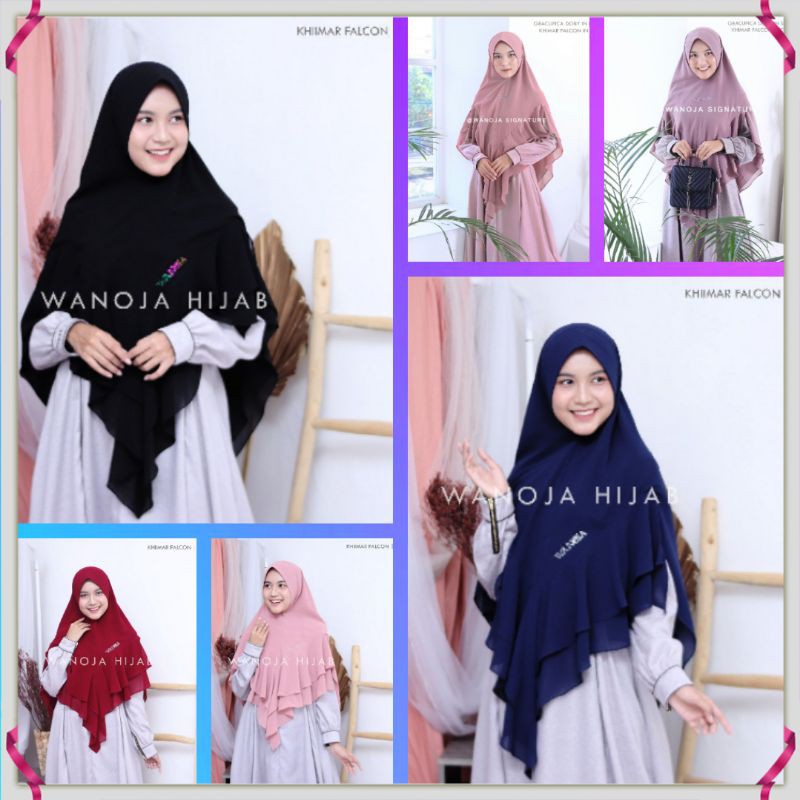 Khimar Falcon by WanojaHijab