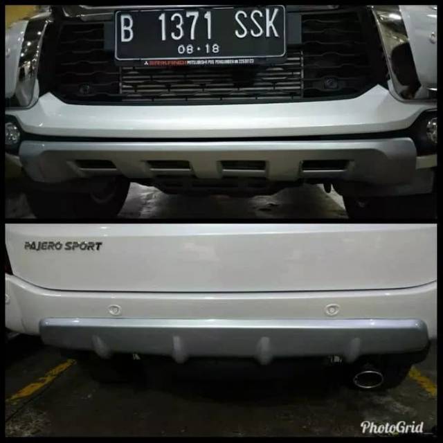 Skidplate front bumper rear bumper all new Pajero sport Depan Belakang