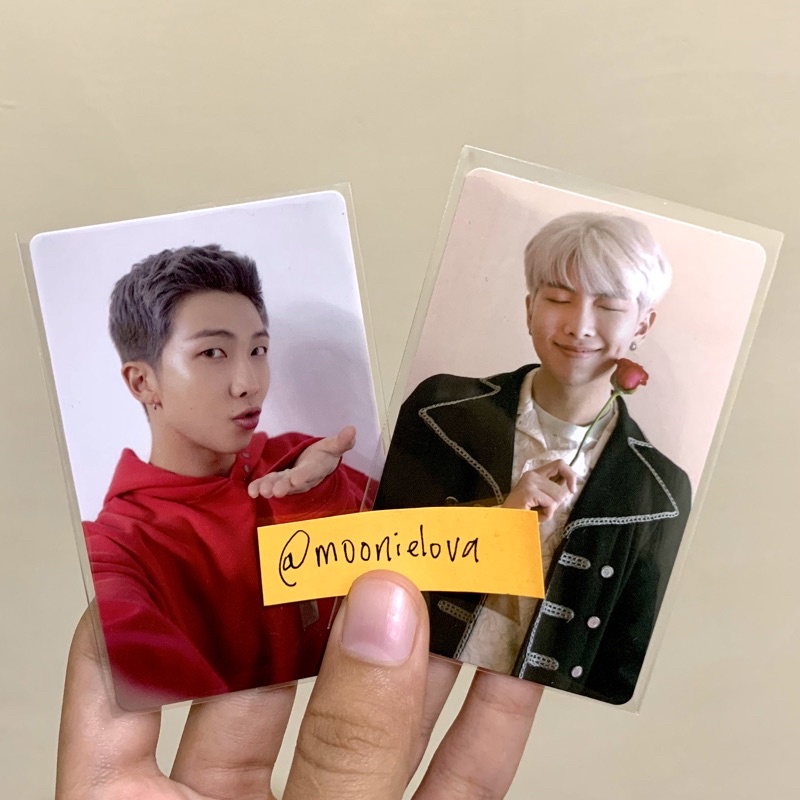 PHOTOCARD BTS NAMJOON/RM FC MOBILE JAPAN & MEMO 19