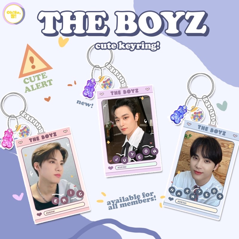 THE BOYZ KEYRING VOL.2 KEYCHAIN GANTUNGAN KUNCI THE B