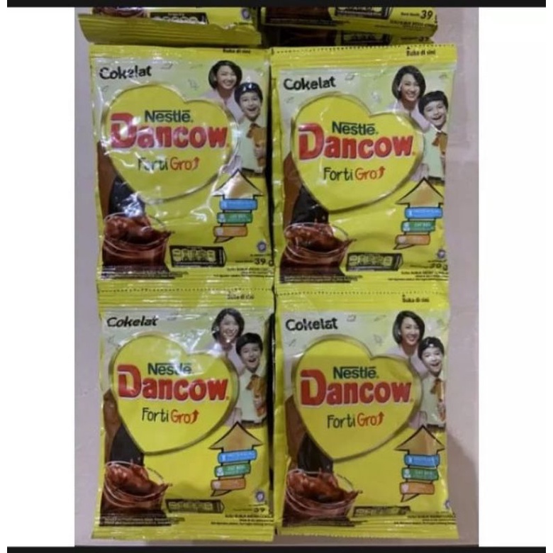 

Dancow coklat 1 renteng isi 10 pcs @39gr