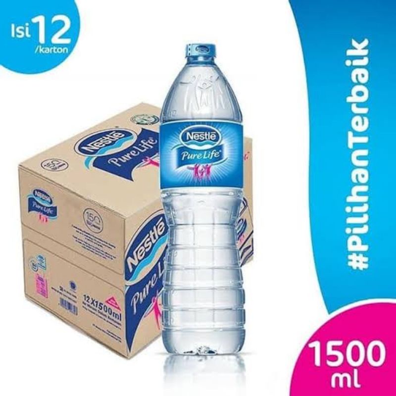 

Nestle Pure Life 1500 ml - 1 dus isi 12 pcs