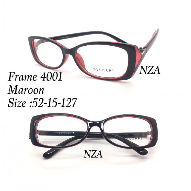 Frame Kacamata Wanita, Kaca mata Anti Radiasi, Kacamata Minus, Kaca mata New 4001, Kacamata Fashion