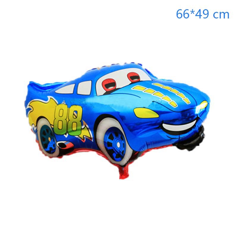 5pcs/lot Disney Pixar Cars Lightning McQueen Balon Dekorasi Balon Aluminium Foil Untuk Perlengkapan Pesta