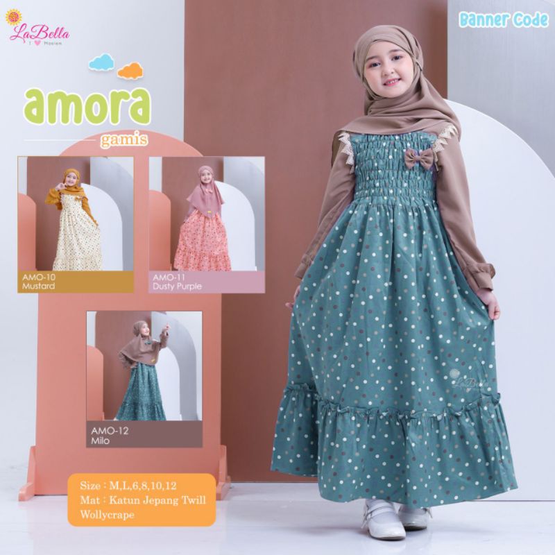 Gamis Anak Gamis Amora by Labella