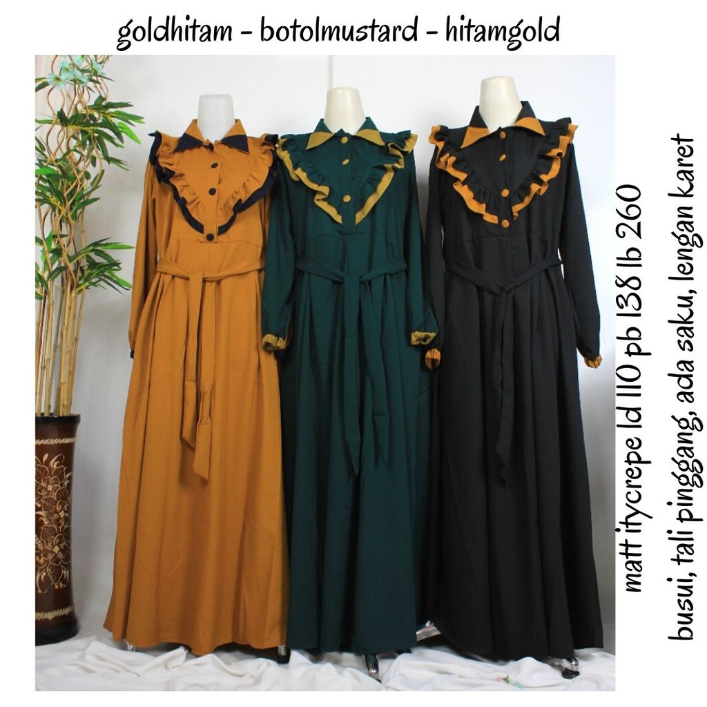 Gamis SHEIKA viola crystal Itycrepe muslim Premium Nona Belanda  Busana Syari baju wanita remaja terbaru