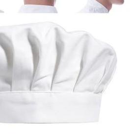 ➸ topi koki drill topi cheff ANAK dan DEWASA bahan drill ✈