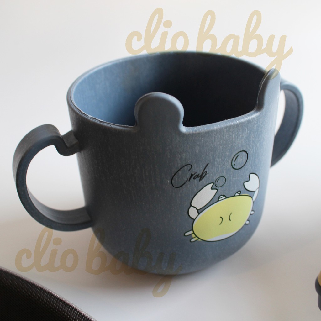 SET tempat makan anak gambar lucu SET perlengkapan makan anak MPASI murah Tableware anak bahan wheat