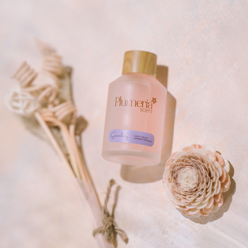 Reed Diffuser Plumeria Scent Essential Oil - Senandung Pengharum Ruangan-2