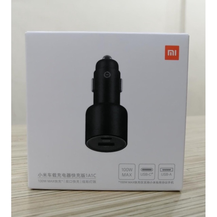 Car Charger Charger Mobil Xiaomi 100W Super Fast Charge Dual Port 3.0 Metal Design Original