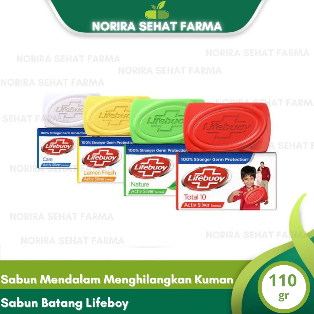Sabun Batang Lifebuoy - Sabun Mandi batang Lifeboy 110gr isi 4 pcs