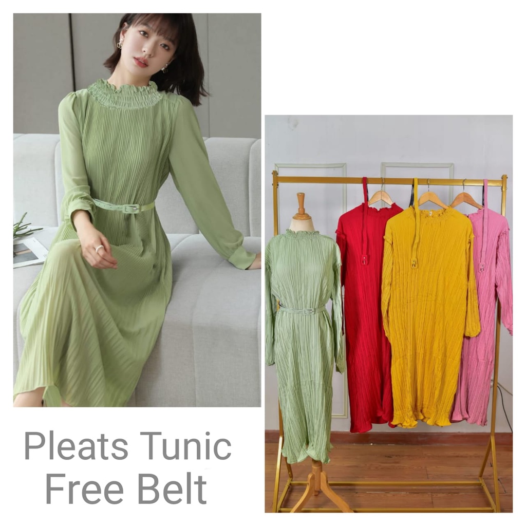 6808 TUNIK PLISKET 160 IMPORT PREMIUM WITH BELT