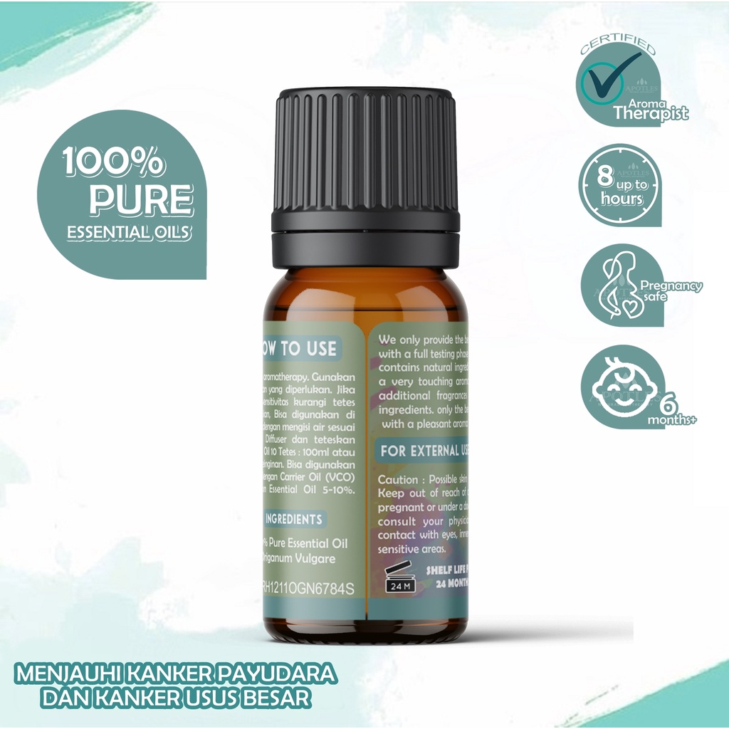 Oregano Essential Oil - Minyak Aromaterapi Oregano Essential Oil Murni 10ml