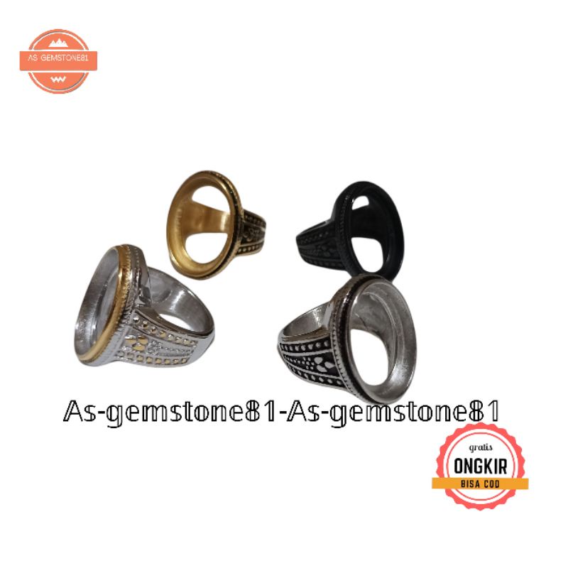 Emban Ring Cincin[titanium]L7 20*15