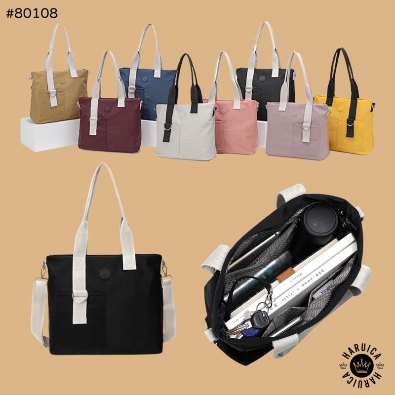 HARUICA BAG 80108 - tote bag - tas wanita - tas selempang - tas cewek - tote bag