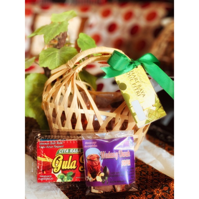 

Parcel Lebaran ~ Wedang uwuh GULA JAHE Xtra bag (Souvenir/ Hampers Lebaran/ Gift Lebaran)