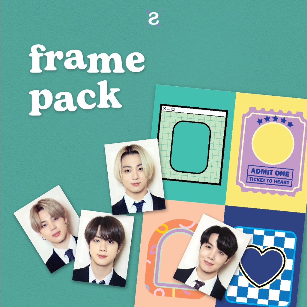 Sticker Deco Frame + ID Photo - BTS NCT Dream 127 Wayv