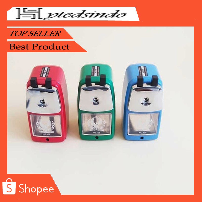 

Serutan Meja Stainless/Sharpener Pencil/Rautan Pensil-SHADATO
