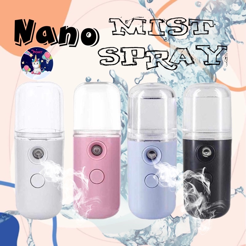 Nano Mist Spray / Difuser Nano Spray / Perawatan Wajah / Facial Humidifier