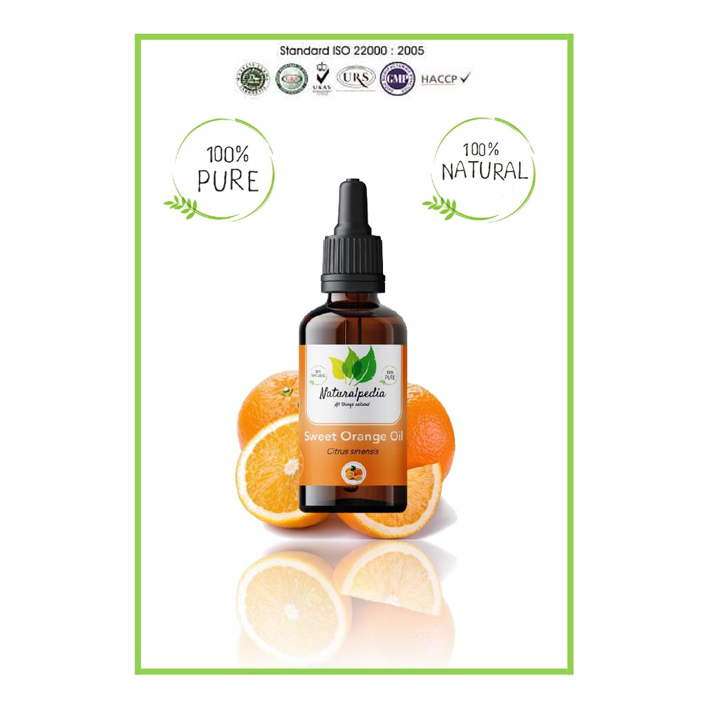 Pure Sweet Orange Essential Oil / Minyak Esensial Atsiri Jeruk Murni 30ml