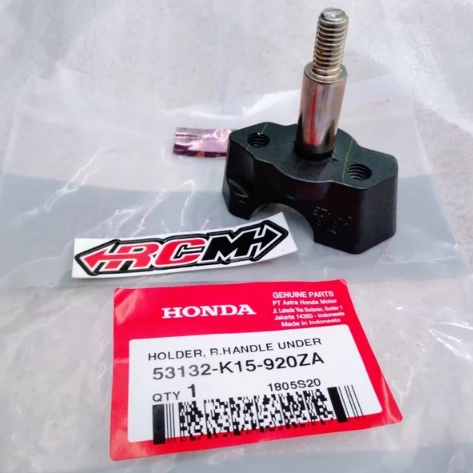 HOLDER HANDLE HANDEL BAWAH DUDUKAN STANG STIR KANAN NEW CB 150 R CB150R NEW ORI AHM 53132-K15-920ZA