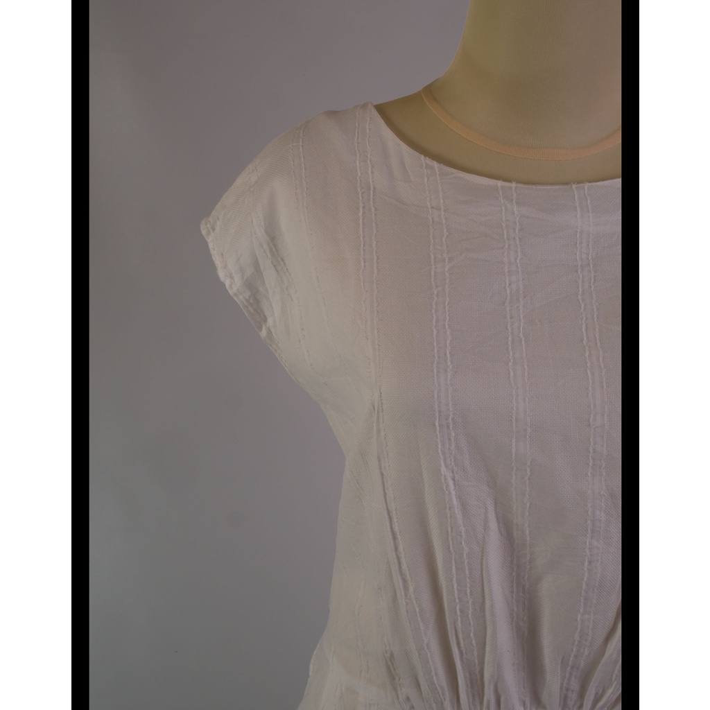 Dress Katun Putih Embroidery Studio Clip (DK1.13) Image 4