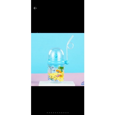 Botol Minum Lumba Air Mancur - Botol Minum Unik Untuk Anak 250ml⭐ Super8⭐-Ijo Tosca