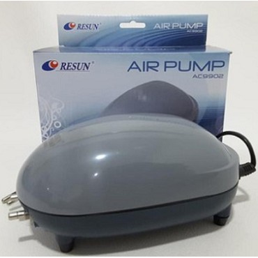 Pompa Udara Aerator 2 Lubang RESUN AC-9902 Aquarium Air Pump AC9902