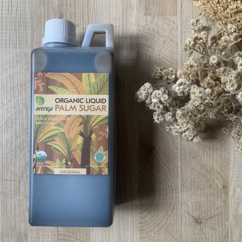 

ADY78 Organic Palm Sugar Gula Aren Organik Cair 1 Liter Arenga