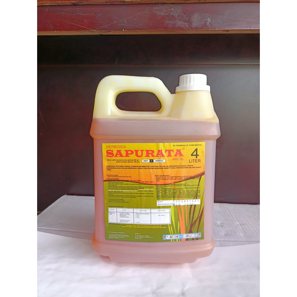 SAPURATA 480SL 4L HERBISIDA