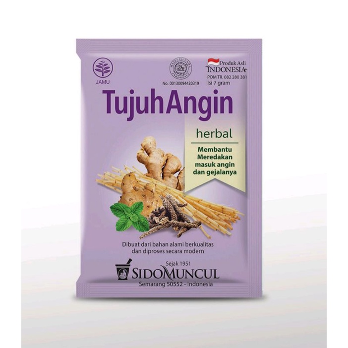 

TujuhAngin sidomuncul minuman herbal demam dan masuk angin