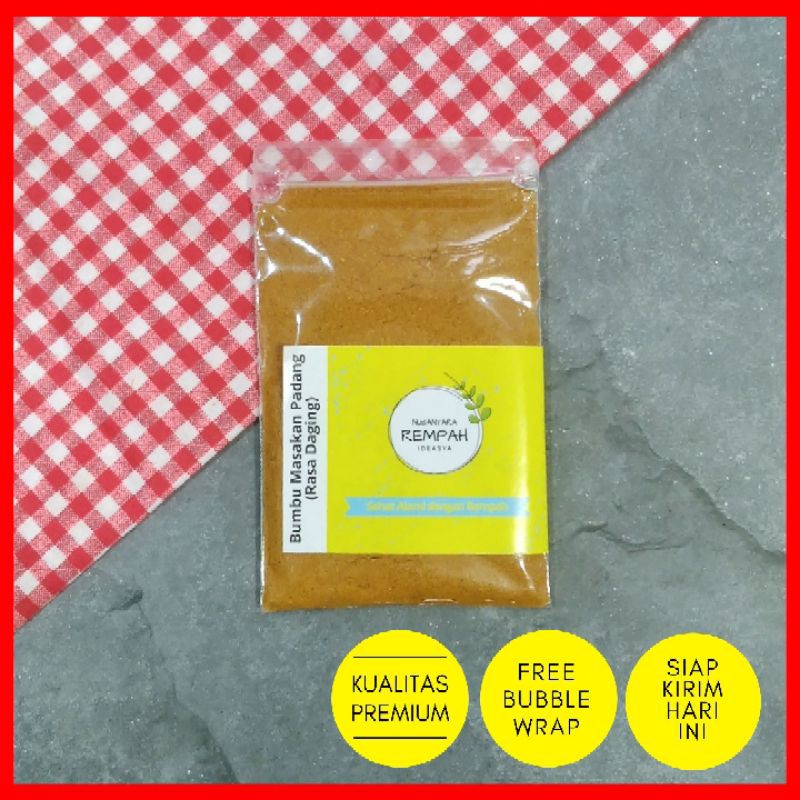 

10gr Bumbu Masakan Padang Rendang Curry No MSG