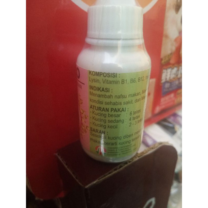 Stimulo obat penambah nafsu makan kucing 30gr