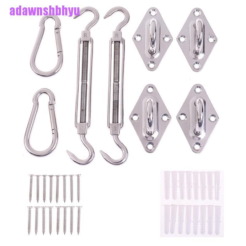 Kit Perangkat Keras Anti Karat Bentuk Persegi Panjang Bahan Stainless Steel Ukuran 6 inch Untuk Layar