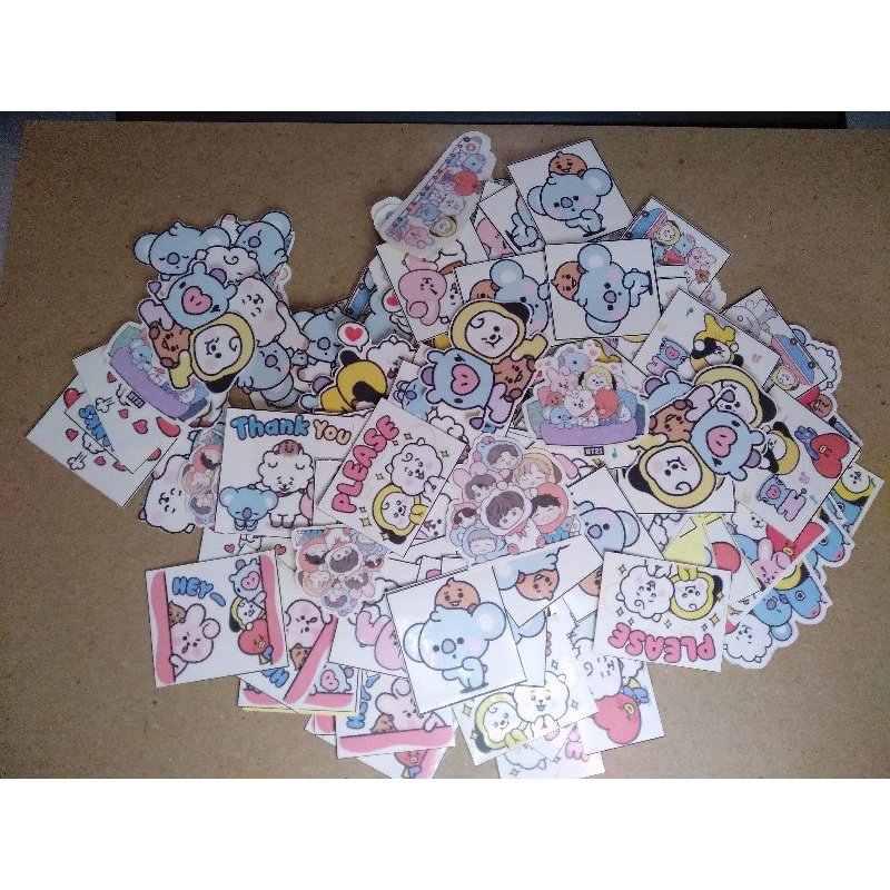 

Stiker BT21 (isi +/- 25 biji)