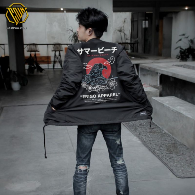 JAKET COACH - JAKET PRIA WANITA ERIGO - DISTO NEW ORIGINAL - JACKET PARASUT COACH COWOK CEWEK TERBAR