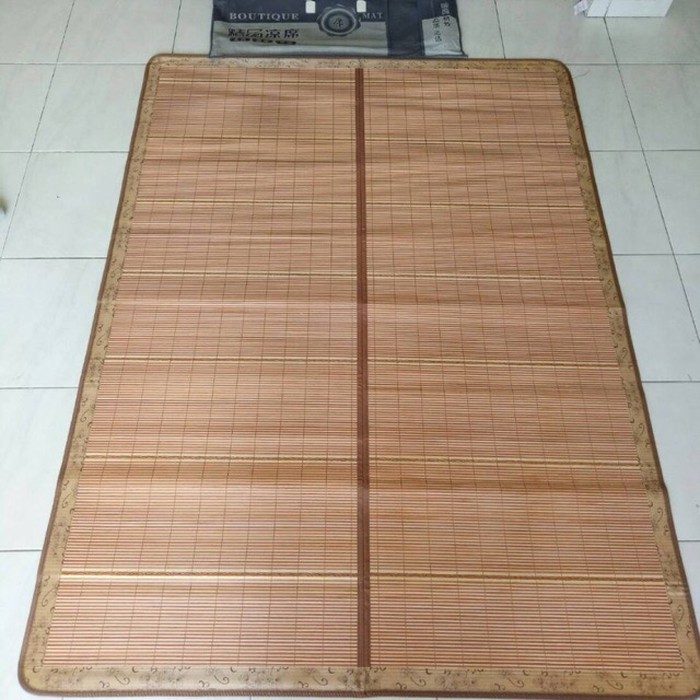 Tikar Bambu Polos / Karpet Bambu Lipat Uk 150x200