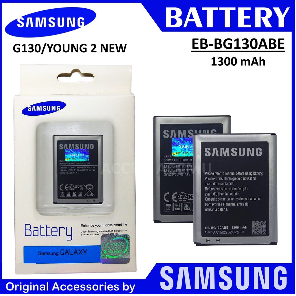 BATERAI BATTERY SAMSUNG G130 / GALAXY YOUNG2 EB-BG130ABE ORIGINAL