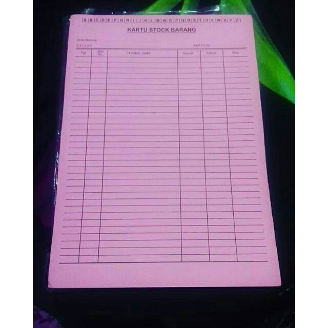 

[Kartu] Stock Barang
