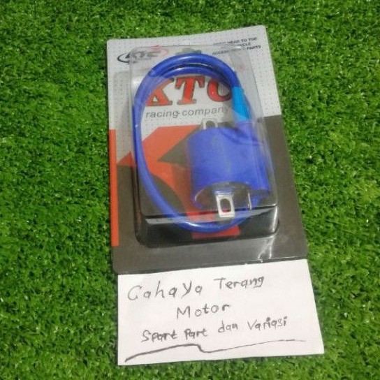 KOIL COIL KTC KITACO RACING BLUE/BIRU ORIGINAL UNIVERSAL UNTUK MOTOR KARBU NOT TK TDR RC3 YZ YAMAHA