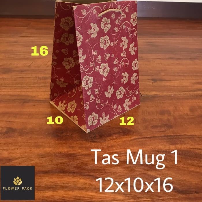 

Paperbag Mug G1 12x10x16 Tas Gelas Tas Kertas Goodie Bag Souvenir