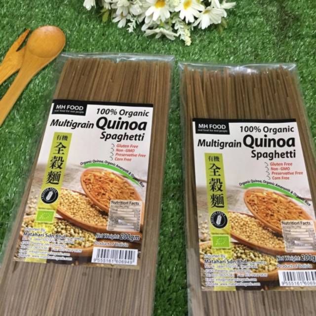 MH Food 100% Organic Multigrain Quinoa Spaghetti 200g